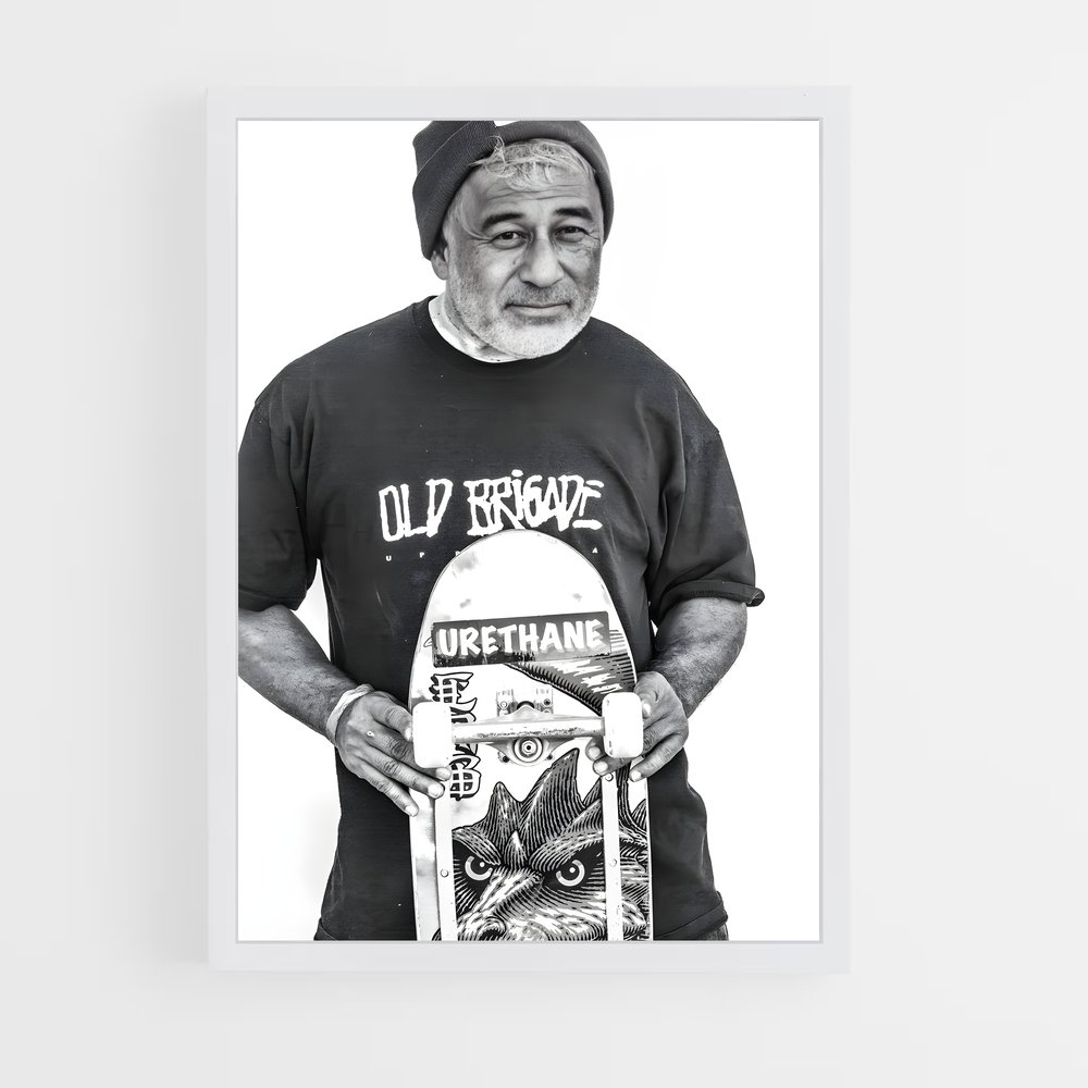 Poster Steve de caballero – affiche Skateboard (vue 3)